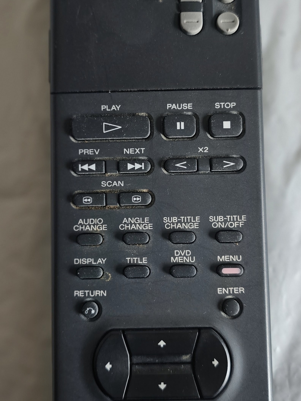 Black Universal DVD Player Remote Control Sony Like New